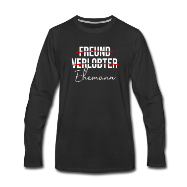 Geschenk für Ehemann Langarmshirt - Freund Verlobter Ehemann Hochzeitstag Ehemänner