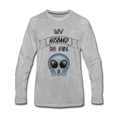 Geschenk für Ehemann Langarmshirt - Ehemann das Alien Geschenk für Außerirdische