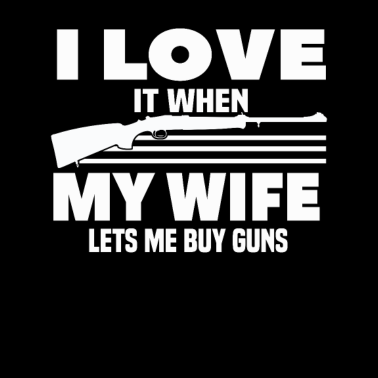 Motiv Lustiger Ehemann Waffenliebhaber Geschenkidee