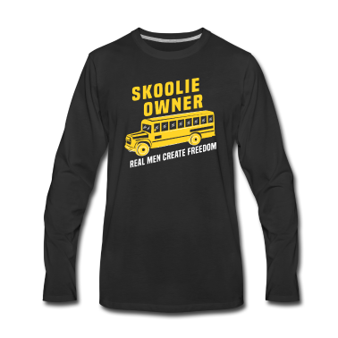 Geschenk für Ehemann Langarmshirt - Skoolie Design für deinen Ehemann oder Freund