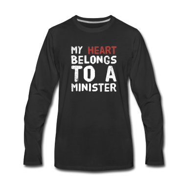 Geschenk für Ehemann Langarmshirt - Geschenk für Minister Frau Ehemann