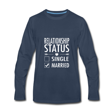 Geschenk für Ehemann Langarmshirt - Verheiratet Ehemann Ehefrau Geschenk