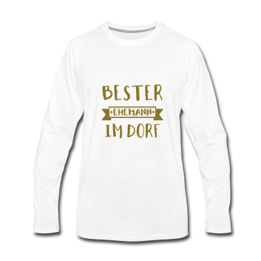 Geschenk für Ehemann Langarmshirt - Bester Ehemann