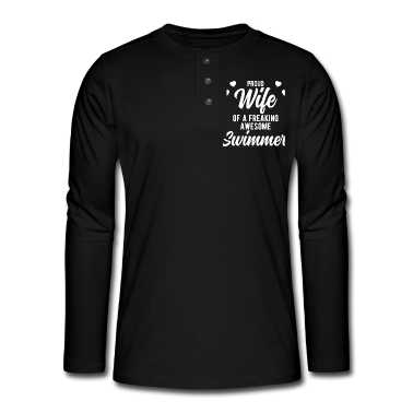 Geschenk für Ehemann Langarmshirt - Lustiges schwimmendes Ehemann Phrase Geschenk für