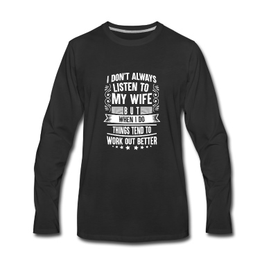 Geschenk für Ehemann Langarmshirt - lustiges Ehemann Geschenk Shirt