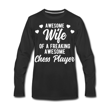 Geschenk für Ehemann Langarmshirt - Lustige Chessman Ehemann Phrase Geschenk für