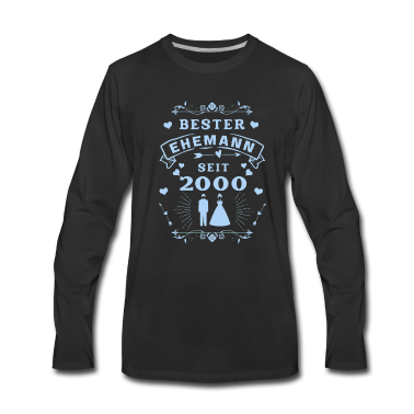 Geschenk für Ehemann Langarmshirt - Hochzeitstag Ehemann Ehe Hochzeit geburtstag