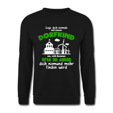 Geschenk für Ehemann Pullover - Lege Dich Niemals mit einem Dorfkind an