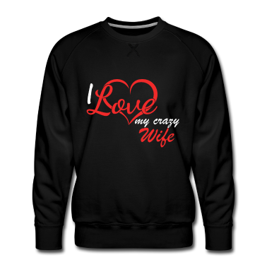 Geschenk für Ehemann Pullover - verrückte Ehefrau, Geschenkidee für Ehemann