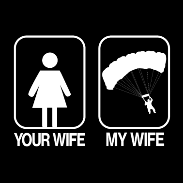 Motiv Gleitschirm Paragliding Geschenk für Ehemann