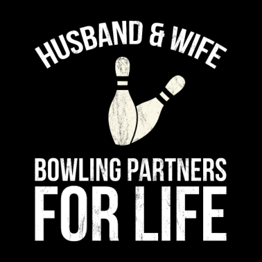 Motiv Bowling-Partner für Ehemann und Ehefrau für Lebenspaare