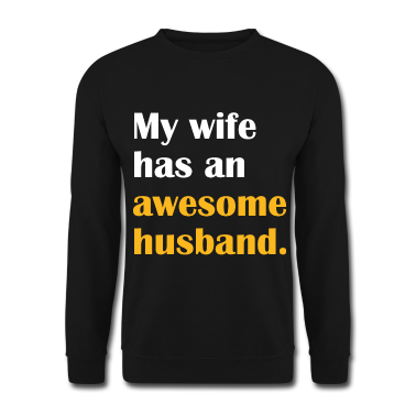 Geschenk für Ehemann Pullover - GROSSER EHEMANN - Meine Frau hat einen großartigen Ehemann