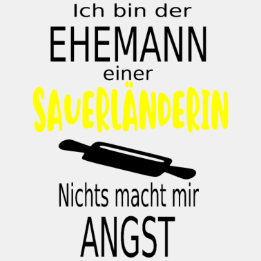 Motiv Geschenk für Ehemänner einer Sauerländerin