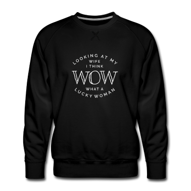 Geschenk für Ehemann Pullover - Ehefrau glückliche Frau Geschenk für Ehemann Vater aus