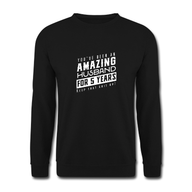 Geschenk für Ehemann Pullover - Sie sind seit 5 Jahren ein erstaunlicher Ehemann