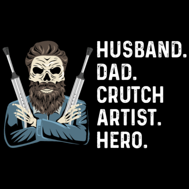 Motiv Beinbruch Design für deinen Ehemann mit einem