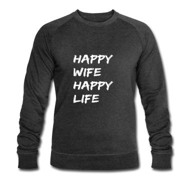 Geschenk für Ehemann Pullover - Happy Wife Happy Life Geschenk für gute Ehemänner