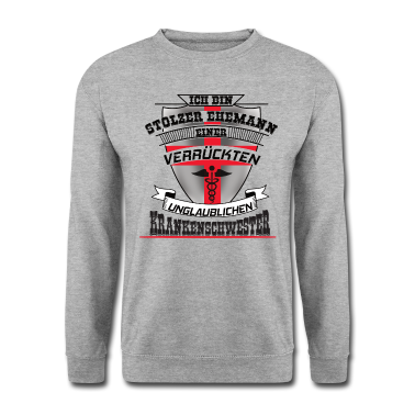 Geschenk für Ehemann Pullover - Ich bin Stolzer Ehemann Krankenschwester