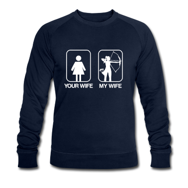 Geschenk für Ehemann Pullover - Bogenschiessen Frau - Geschenk für den Ehemann