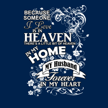 Motiv Ehemann im Himmel für immer in meinem Herzen