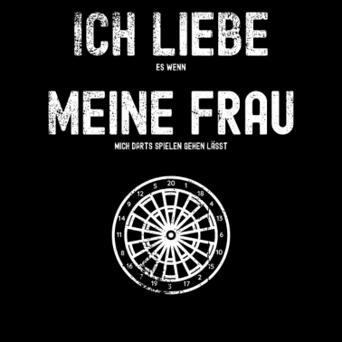 Motiv Darts Sprüche für Ehemänner Ich Liebe Meine Frau