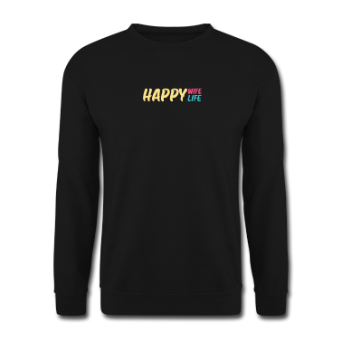 Geschenk für Ehemann Pullover - Happy Wife Life Partnerdesign für Ehemänner
