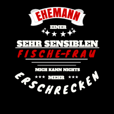 Motiv Ehemann von Fische Frau-Sternzeichen Fisch T-Shirt