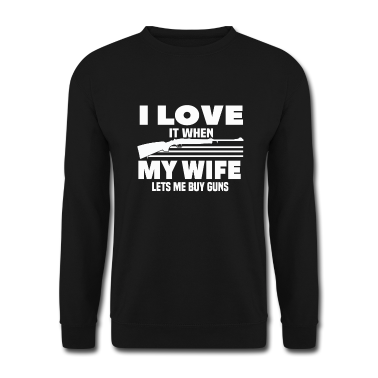 Geschenk für Ehemann Pullover - Lustiger Ehemann Waffenliebhaber Geschenkidee
