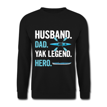 Geschenk für Ehemann Pullover - Kanusport Spruch für deinen Kajakfahrer Ehemann