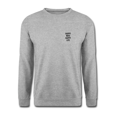 Geschenk für Ehemann Pullover - happy wife happy life – für Ehemann / Ehefrau