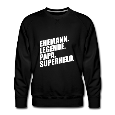 Geschenk für Ehemann Pullover - EHEMANN LEGENDE PAPA SUPERHELD