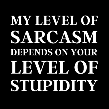 Motiv Mein Grad an Sarkasmus, lustiges Geschenk für Ehemann oder Vater