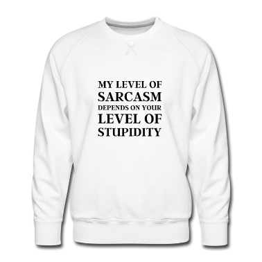 Geschenk für Ehemann Pullover - Mein Grad an Sarkasmus, lustiges Geschenk für Ehemann oder Vater