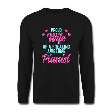Geschenk für Ehemann Pullover - Lustiger Pianist Ehemann Phrase Geschenk für