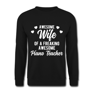 Geschenk für Ehemann Pullover - Lustiger Pianist Ehemann Phrase Geschenk für