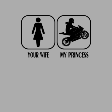 Motiv Biker Frau Design für Ehemann