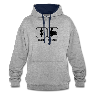 Geschenk für Ehemann Hoodie - Biker Frau Design für Ehemann