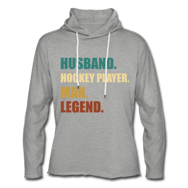 Geschenk für Ehemann Hoodie - Hockey Ehemann Legende