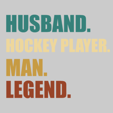 Motiv Hockey Ehemann Legende