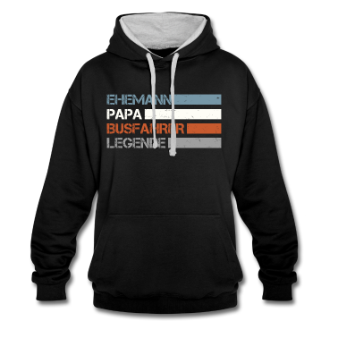 Geschenk für Ehemann Hoodie - Retro Busfahrer für Ehemann und Papa