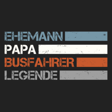 Motiv Retro Busfahrer für Ehemann und Papa