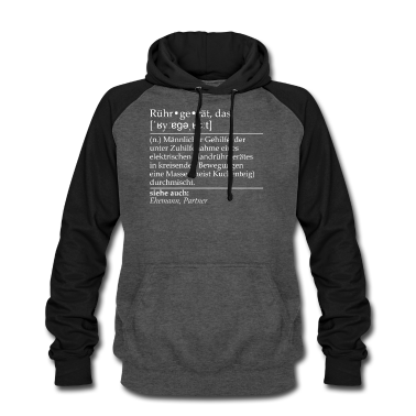 Geschenk für Ehemann Hoodie - Rührgerät Definition für Ehemänner und Bäcker