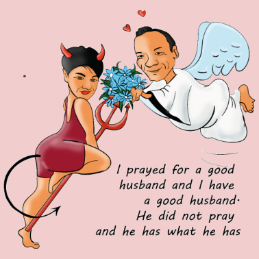 Motiv Ich betete für einen guten Ehemann