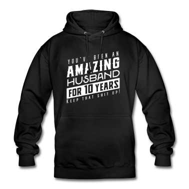 Geschenk für Ehemann Hoodie - Sie sind seit 10 Jahren ein erstaunlicher Ehemann