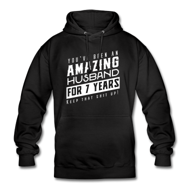 Geschenk für Ehemann Hoodie - Sie sind seit 7 Jahren ein erstaunlicher Ehemann