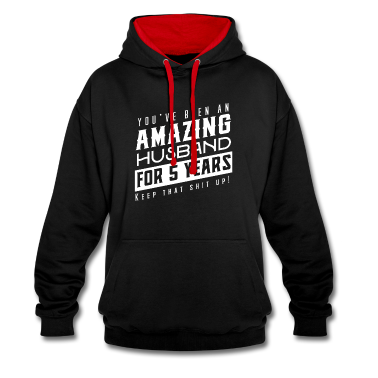 Geschenk für Ehemann Hoodie - Sie sind seit 5 Jahren ein erstaunlicher Ehemann