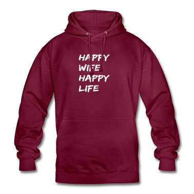 Geschenk für Ehemann Hoodie - Happy Wife Happy Life Geschenk für gute Ehemänner