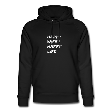 Geschenk für Ehemann Hoodie - Happy Wife Happy Life Geschenk für gute Ehemänner