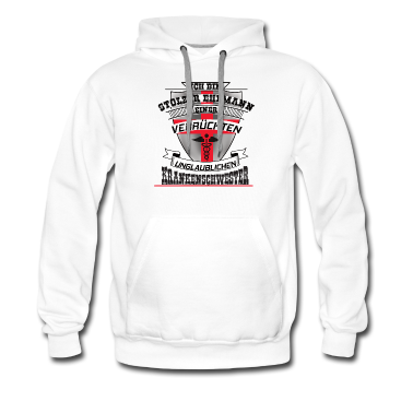 Geschenk für Ehemann Hoodie - Ich bin Stolzer Ehemann Krankenschwester