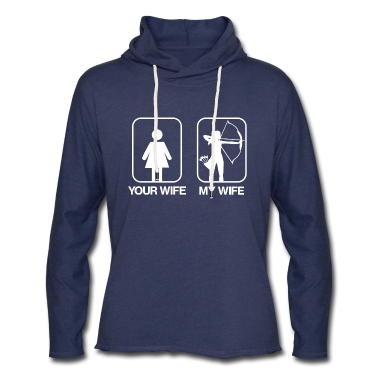 Geschenk für Ehemann Hoodie - Bogenschiessen Frau - Geschenk für den Ehemann